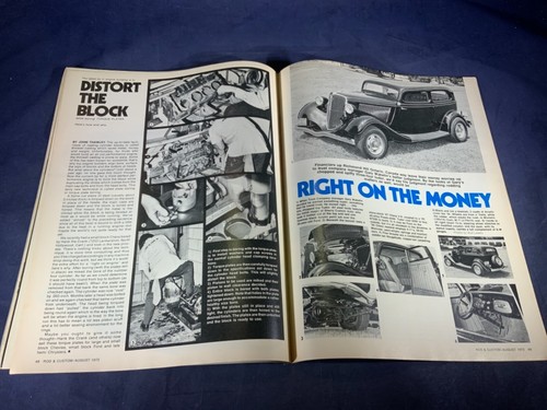 E5-16 ROD AND CUSTOM CAR MAGAZINE - AUGUST 1972 - Picture 6 of 8
