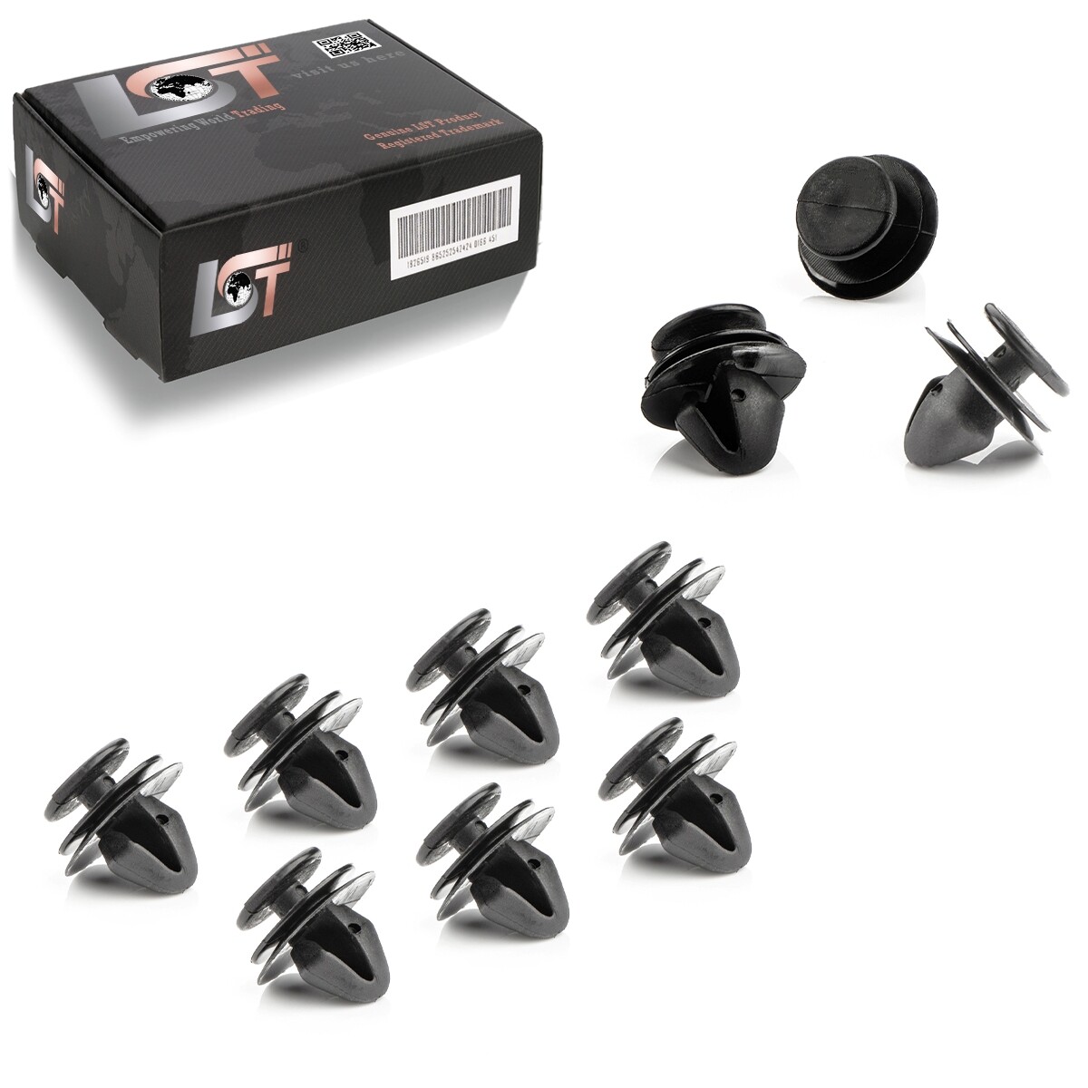 10X Door Trim Fastening Clips For PEUGEOT 206 307 407 607