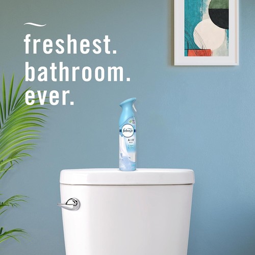 Febreze Odor-Eliminating Air Freshener Spray, Linen and Sky, 2 Ct - Pack of 2 - Picture 3 of 9
