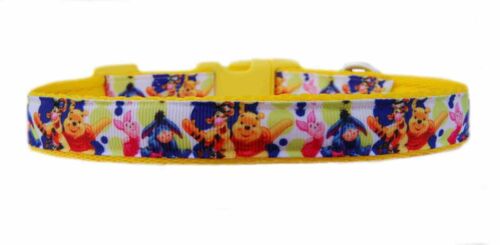 PINK TINKERBELL , WINNIE THE POOH TOY STORY DOG PUPPY COLLAR medium cushioned - Picture 2 of 8