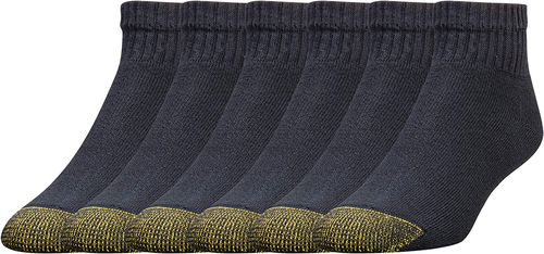 GOLDTOE Mens'S 656P Cotton Ankle Athletic Socks, Multipairs - Picture 8 of 12