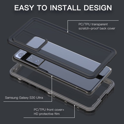 Für Samsung Galaxy S22 S21 Plus Hülle Wasserdicht S22 Ultra 5G Displayschutz - Bild 7 von 10