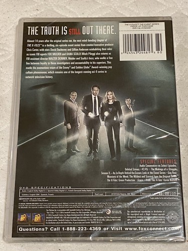 The X-Files Season 1-9, Event Series, I Want To Believe, Fight The Future, New - Picture 14 of 16