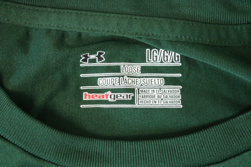 Under Armour Michigan State Spartans Shirt Men's Large NCAA Heat Gear Loose - Picture 9 of 9