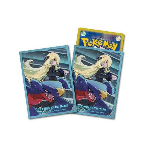 Pokemon Card Game Cynthia & Garchomp Ver.2 Deck Case Sleeve Playmat Set Supply - Picture 15 of 24