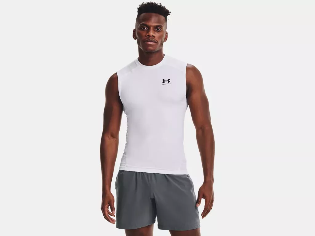 Under Armour Men's HeatGear Armour Compression Sleeveless Shirt