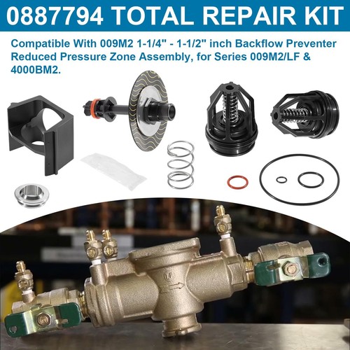 887794 009M2 1-1/4"-1-1/2" Reparatursatz für Watt Rückflussverhinderer Druckzone - Bild 2 von 9