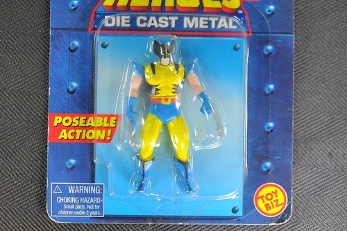 Marvel Comics Heavy Metal Heroes Wolverine Diecast Toy Biz 1997 - Picture 3 of 4
