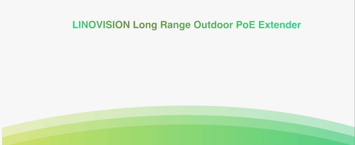 LINOVISION Long-Range Outdoor PoE Extender, Max 2600ft Transmission(2 pack) - Video 1 of 1
