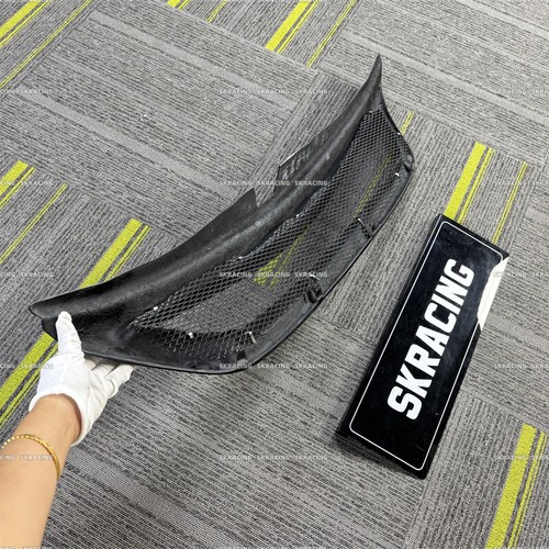 Parachoques delantero para Subaru Impreza 2011-2014 WRX STI rejilla fibra de vidrio negro brillante - Imagen 9 de 9