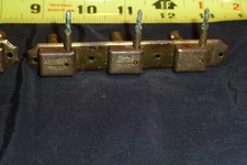 1950s Kluson Gold Guitar Tuners - 3 on a plate Machine Heads - Item GN