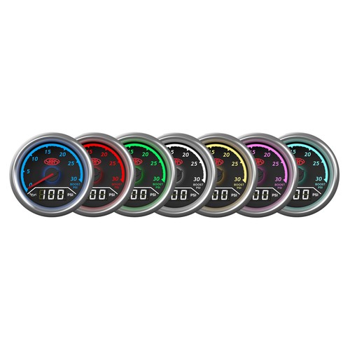 Pillar Pod w/ 2in1 Gauges Ext Temp Volts Boost Oil Press for Toyota Hilux 05-15 - Picture 8 of 12