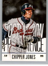 2018 Topps Update Postseason Preeminence #PO-9 Chipper Jones NM-MT Braves