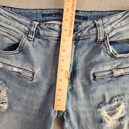 Rue21 Premium Jeans Men's 32x34 Skinny Supreme Flex Distressed Racing Stripe - Picture 20 of 24