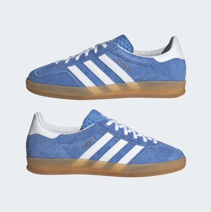 【Adidas】 (W) Gazelle Indoor Blue Fusion ★HQ8717★ adidas Gazelle Indoor Blue Fusion Gum (Women's) - HQ8717 - US