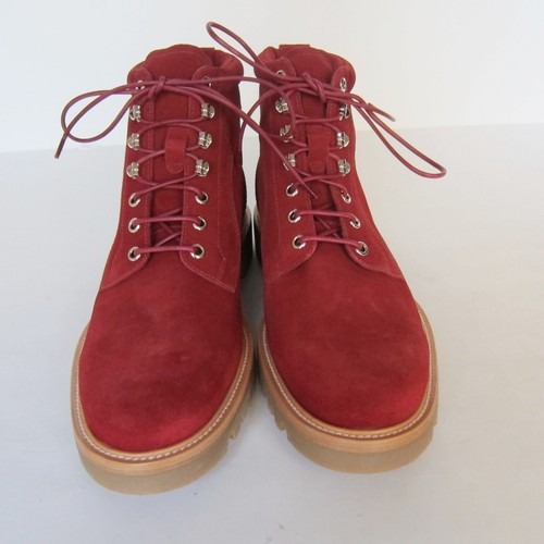 Scarpe 1475971 Stivali Rosso Bally Da S Nuovo Scarponcini Pioggia Scamosciati 6zZqwPZAx
