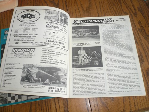 1981 Park Report Dorney Raceway Offical Racing Magazines Vol.7 N0. 6 & 7 - Picture 4 of 7