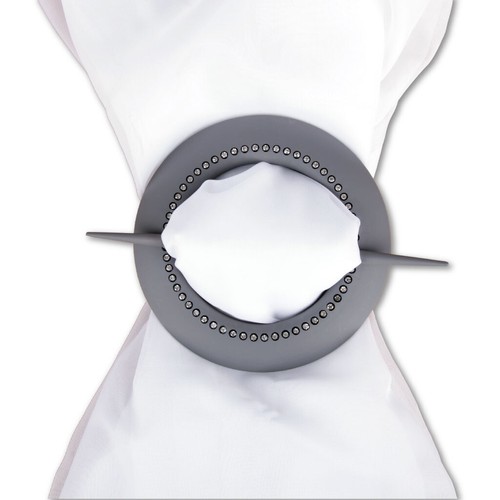 Fermaglio a strappo supporto per tende decorazione tenda fermaglio con asta legno Ø16 - Foto 4 di 41