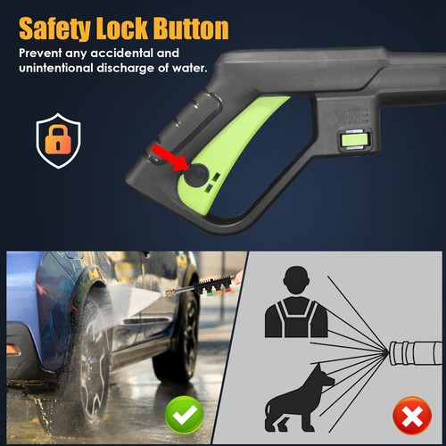 4200PSI Electric Pressure Washer 1800W High Pressure Washer Cleaning Machine US - Picture 6 of 18