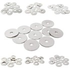 Flat Washers - Nickel Plated Steel - Penny Washer - Many Sizes - Made in Germany