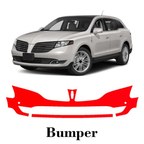 Front bumper PreCut PPF Paint Protection Film For Lincoln MKT 2019 - Picture 1 of 7