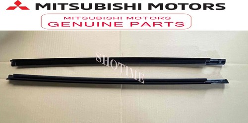 MITSUBISHI OEM 96-00 Lancer CN9A CP9A EVO 4 5 6 Rear Door Belt Molding Set - Picture 2 of 2