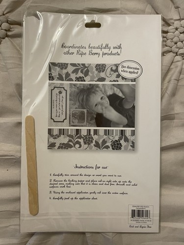 Colorbok Ripeberry Rub-on Rub Scrapbook Embellishments Family Generations Love - Picture 2 of 2