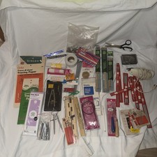 Lot Knitting  Sewing Supplies Crochet Hooks Needles and many more supplies