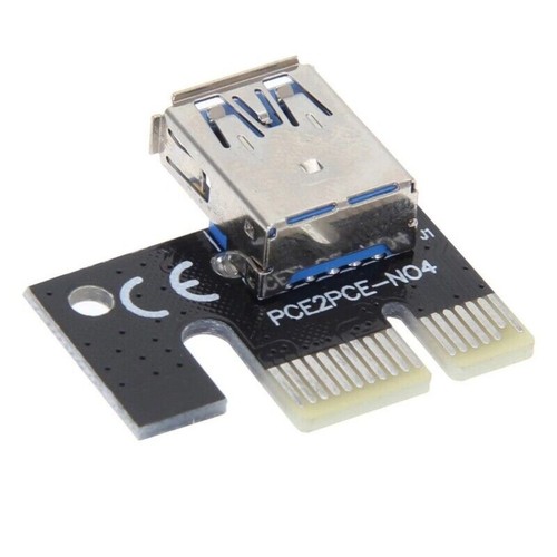 Mini PCI-E Riser Extended Adapter USB 3.0 PCI-E 1X to 16X Graphics Riser Card C - Afbeelding 9 van 15