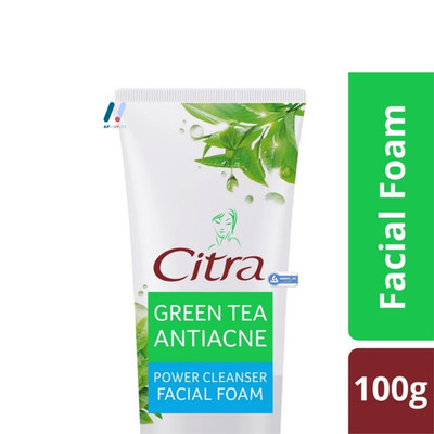 CITRA Green Tea Anti-Acne Moisturizer + Facial Foam Dark Spots Scars Skin Bright