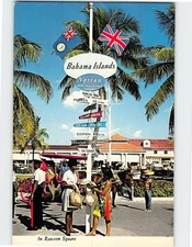 Postcard In Rawson Square Nassau Bahamas
