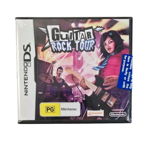 New - Nintendo DS Guitar Rock Tour Video Game 2008 Gameloft Become A Rock God - Picture 1 of 9