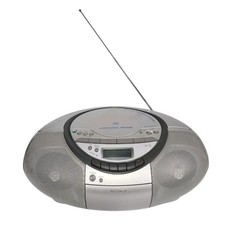 Sony CD Radio Cassette-Corder CFD-S350 Portable Boombox Tape AM/FM Player Tested