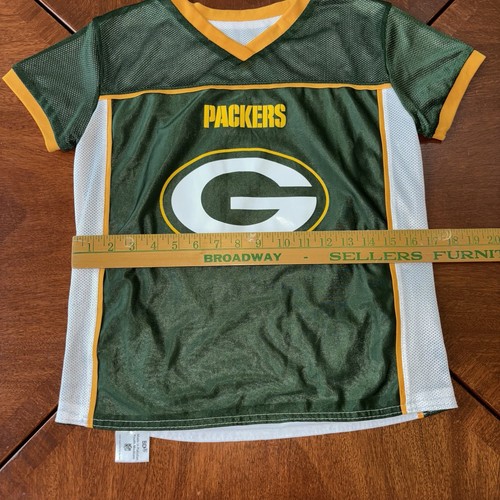 Green Bay Packers Reversable NFL Flag Football Jersey Youth Medium - Picture 3 of 8
