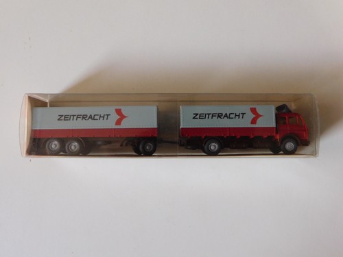 Wiking Modellfahrzeug 1:87, 455. MB HZ Pritsche/Plane Zeitfracht Zubehör OVP - Bild 2 von 3