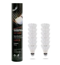 12 PACK Badminton Shuttlecocks,Badminton Birdies with Great Stability.Has Hig...