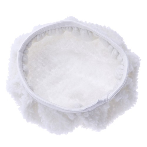 Almohadillas para capó de lana de cordero para pulir automóviles 5 piezas - 9-10 pulgadas (blanco) - Imagen 2 de 12