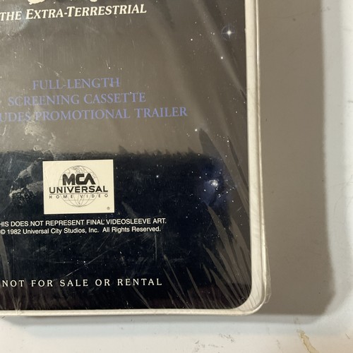 E.T. Cinta promocional The Extra-Terrestrial VHS Screener nueva sellada de fábrica - Imagen 13 de 17