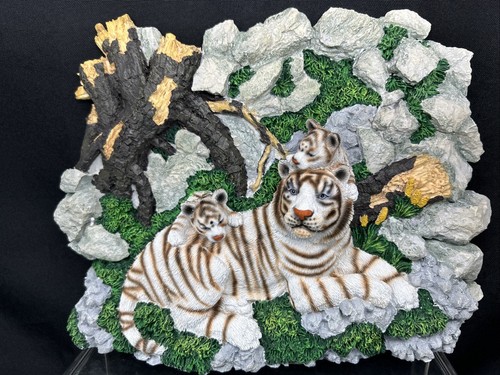 International Wildlife Coalition Bengal Tigers A MOTHER'S LOVE Wandbehang LESEN - Bild 23 von 23