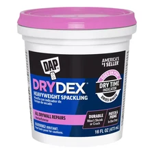 DAP DryDex Spackling Compound Patching Repair for Drywall Plaster Wood Stone 1LB
