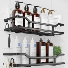 Lar - Adhesive Shower Organizer, Stainl Steel