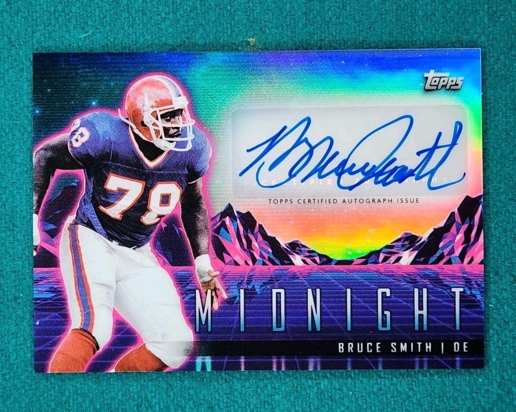 2024 Topps Midnight Horizon Signature Bruce Smith #HZS-BS
