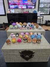 Disney Tsum Tsum Vinyl Figures Lot of 43 mixed sizes some harder to find