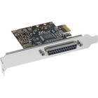 5x InLine Schnittstellenkarte, 1x parallel 25-pol, PCIe (PCI-Express)