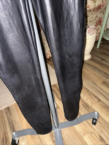Leggings ajustados SPANX para mujer 2XL negros de imitación de cuero brillantes - Imagen 6 de 13