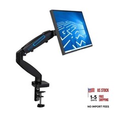 Single Monitor Arm Mount for 13-32 Inch Screens Gas Spring Adjustable Stand