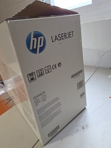 Cartucho de tóner HP 42X negro LaserJet caja abierta bolsa sellada interior  - Imagen 5 de 5