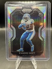 2020 Panini Chronicles - Prizm Black D'Andre Swift #PB-8 Silver (RC)