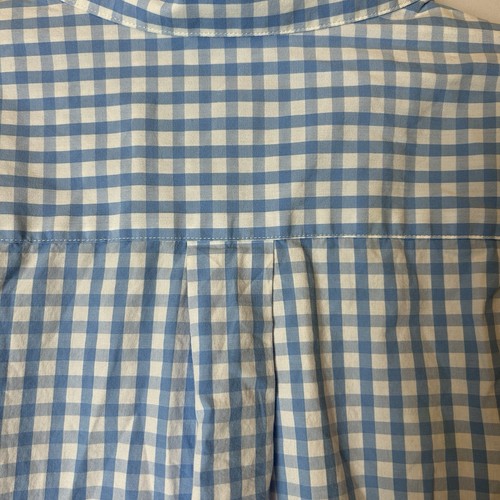 Vineyard Vines Shirt Mens Extra Large Blue White Button Down Long Sleeve Collar - Picture 11 of 17