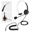 Telefon-Headsets, Kopfhörer, Mikrofon, schnurgebunden, einstellbare